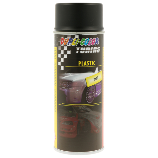 Dupli Tuning Supertherm-/Plasticspray 345999 Plastic-La schwarz matt 400 ml